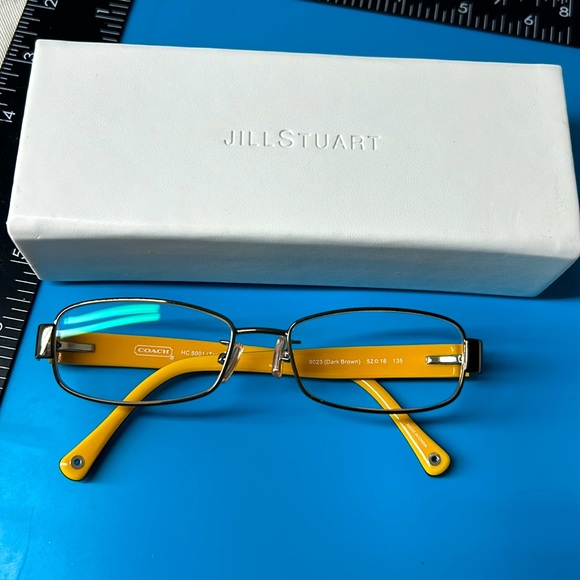 🖤Coach Eyeglasses HC 5001 9023 Dark Br 50MM - Picture 1 of 16